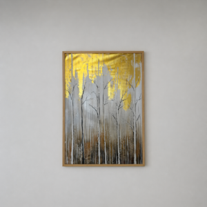 Cuadro decorativo tallos solares