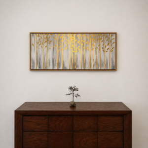 Cuadro decorativo bosque japones