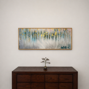 Cuadro decorativo briza de oro